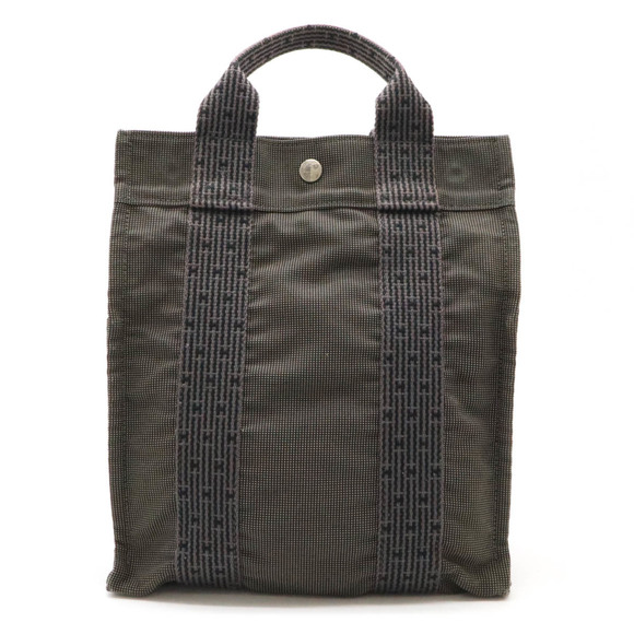 HERMES Hermes Air Line Sacado PM Rucksack Shoulder Bag Canvas Grey - Picture 1 of 9